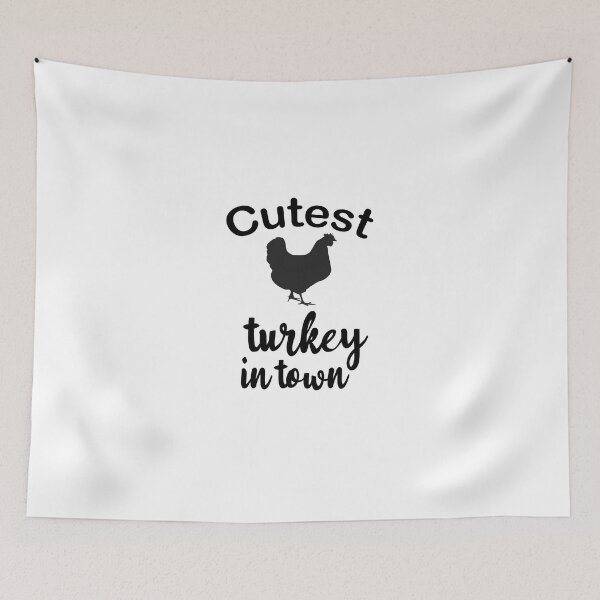Item preview, Cutest Turkey in Town, Funny Thanksgiving, Thanksgiving, Cute Fall, Family Matching, Funny Turkey  designed and sold by adjamine.