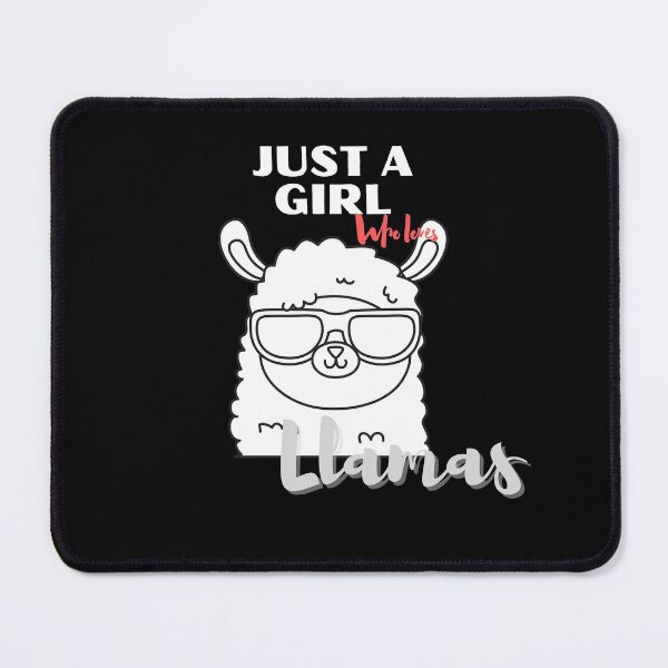Item preview, Just a girl who loves Llamas-Funny  designed and sold by Cheeky Popp.