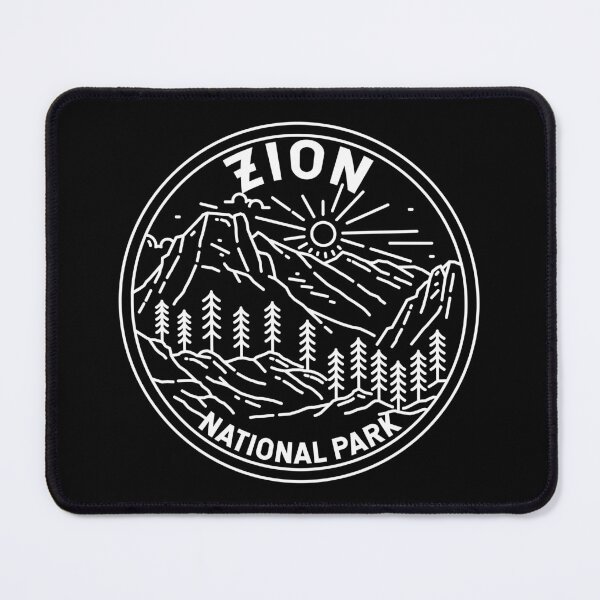 Item preview, Zion National Park Utah Monoline designed and sold by KrisSidDesigns.