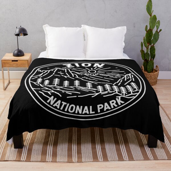 Item preview, Zion National Park Utah Monoline designed and sold by KrisSidDesigns.