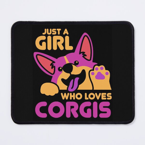 Item preview, Just A Girl Who Loves Corgis - Retro Design designed and sold by Peter Stawicki.