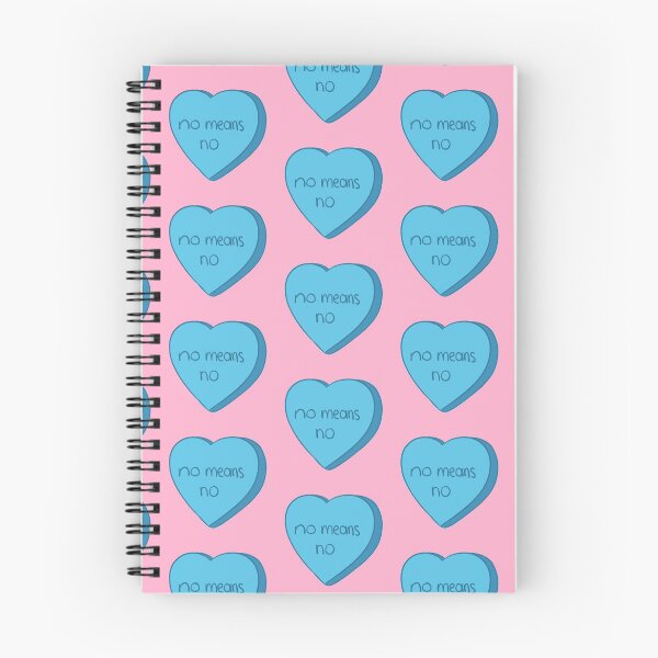 Item preview, No means no -blue designed and sold by Pink Pastel.