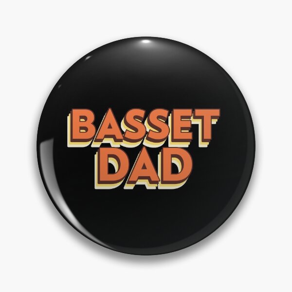 Item preview, Retro Vintage 60s 70s Basset Dog Dad Gift designed and sold by Guarddogdrive.