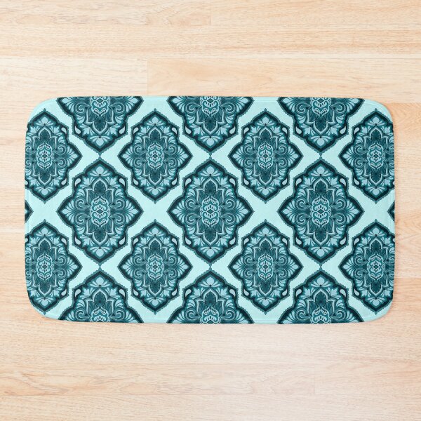 Item preview, Seamless Paisley Repeat Pattern - Turquoise designed and sold by SemDesigns1.