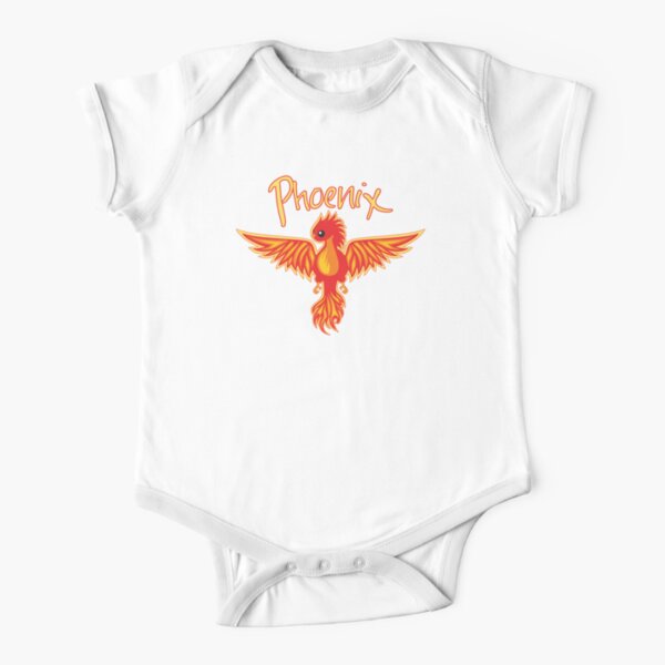 Phoenix With Title Short Sleeve Baby One-Piece