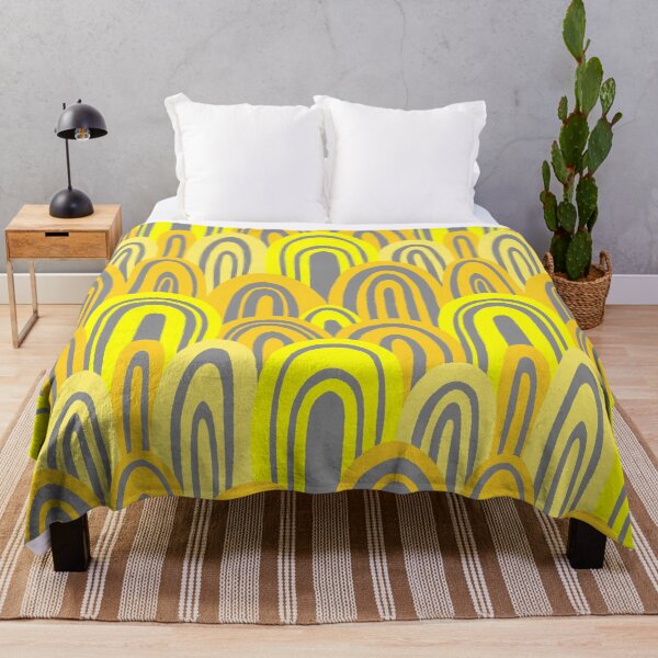 Artikelvorschau, Boho Mid Century Arches | Gelbe Regenbogen entworfen und verkauft von CarolFreire.
