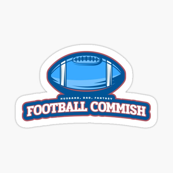 Husband Dad Fantasy Football Commish Sticker For Sale By Luckymamma18 Redbubble 