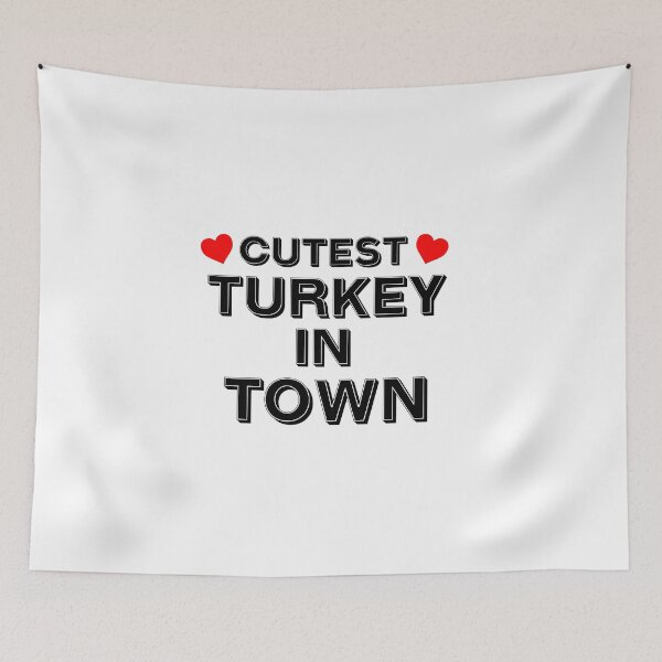 Item preview, Cutest Turkey in Town, Funny Thanksgiving, Thanksgiving, Cute Fall, Family Matching, Funny Turkey  designed and sold by adjamine.