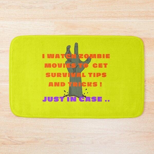 Item preview, I Watch Zombies Movies To Get Survival Tips And Tricks !! designed and sold by JrocketDesigns.