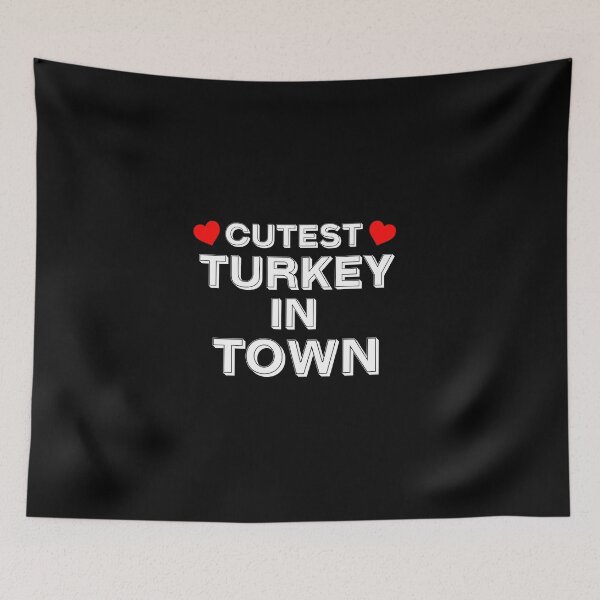 Item preview, Cutest Turkey in Town, Funny Thanksgiving, Thanksgiving, Cute Fall, Family Matching, Funny Turkey  designed and sold by adjamine.