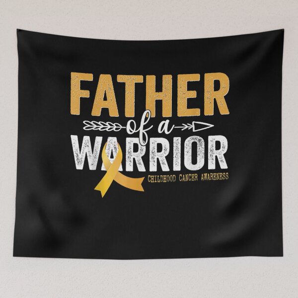 Item preview, Father Of A Warrior Childhood Cancer - Ribbon Oncology  designed and sold by AlvaShop.