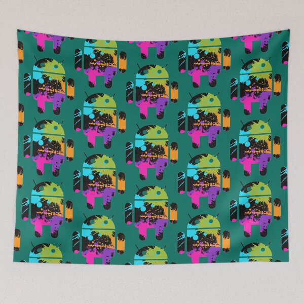 Item preview, Paint Splattered Android Logo Classic  designed and sold by BeeBeeStyle.