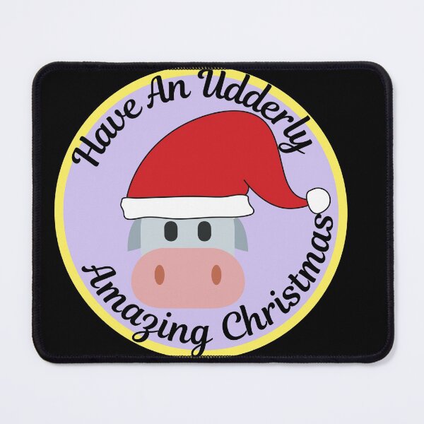 Item preview, Cute and Funny Christmas Cow Pun designed and sold by DylanJones1.