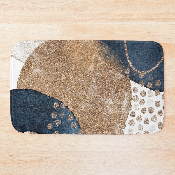 Item preview, Blue Gold Abstract  designed and sold by Michelle Moss.