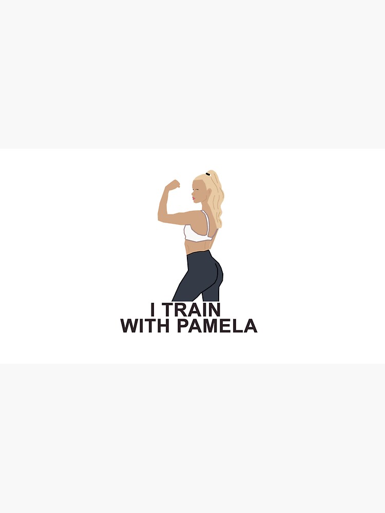 I train with Pamela Reif Cap for Sale by Anyalce