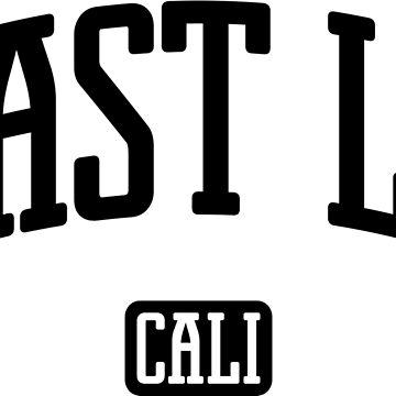 East Los angeles block letters | Sticker