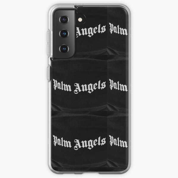 Palm Angels Schwarze Handyhülle Samsung Galaxy Flexible Hülle