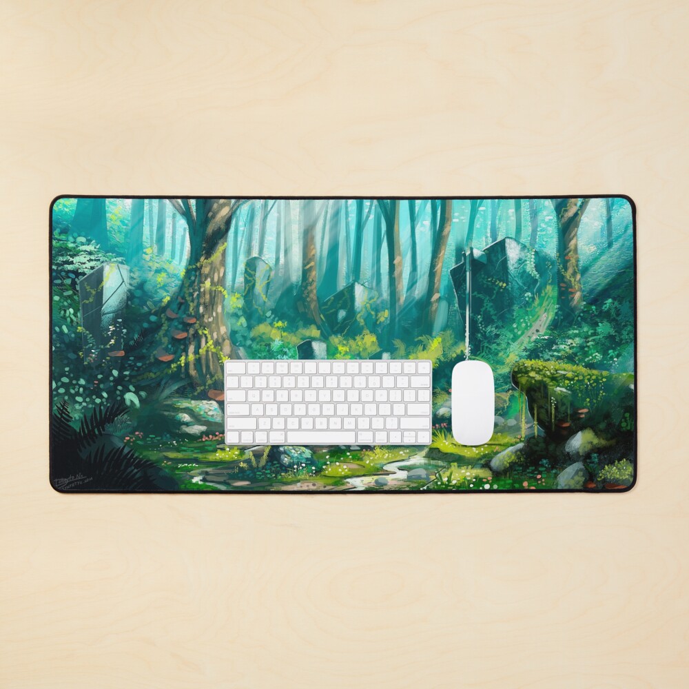 Colorful forest Mouse Pad