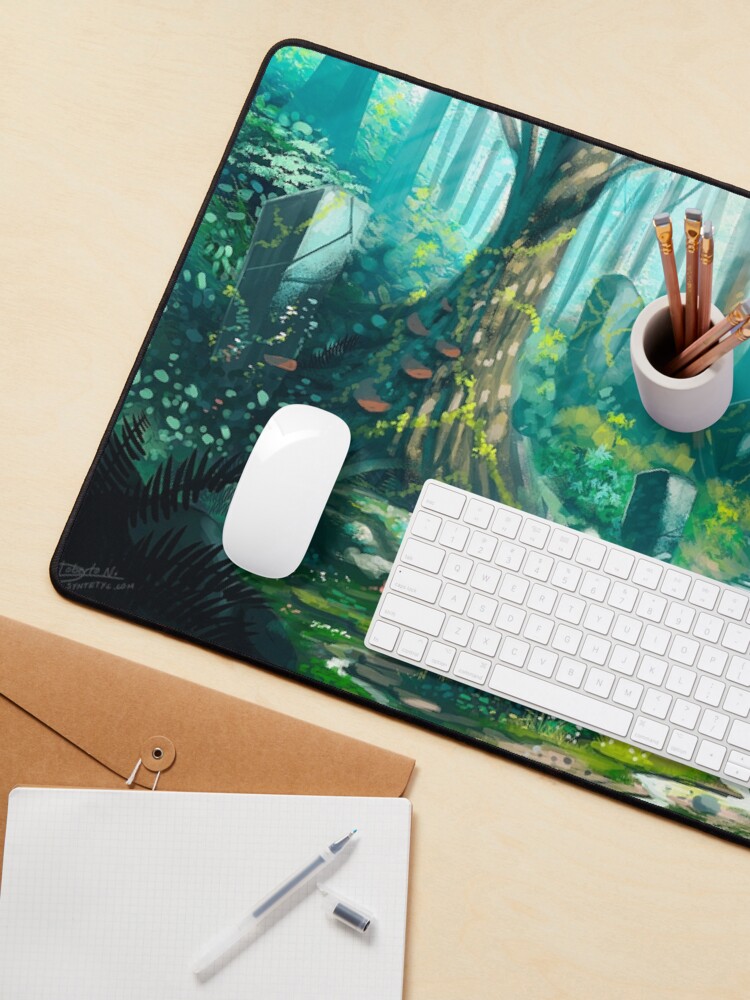 Alternate view of Colorful forest Mouse Pad