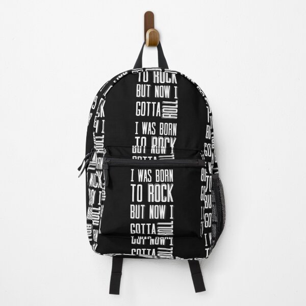 Item preview, I Was Born To Rock But Now I Gotta Roll designed and sold by QlickDesign.
