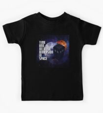 Time And Relative Dimension In Space Kids Tee