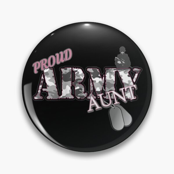 Item preview, Proud Army Aunt Raglan Baseball Tee designed and sold by BaldricShop.