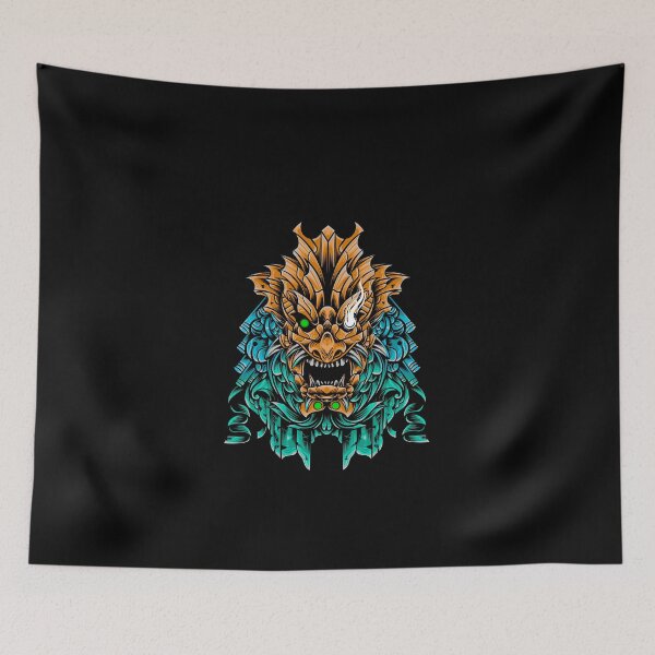Item preview, Japanese samurai Oni  designed and sold by Bayuktx.