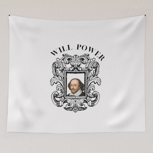 Item preview, Will Power William Shakespeare Cool Funny Classic Literature designed and sold by Recti.