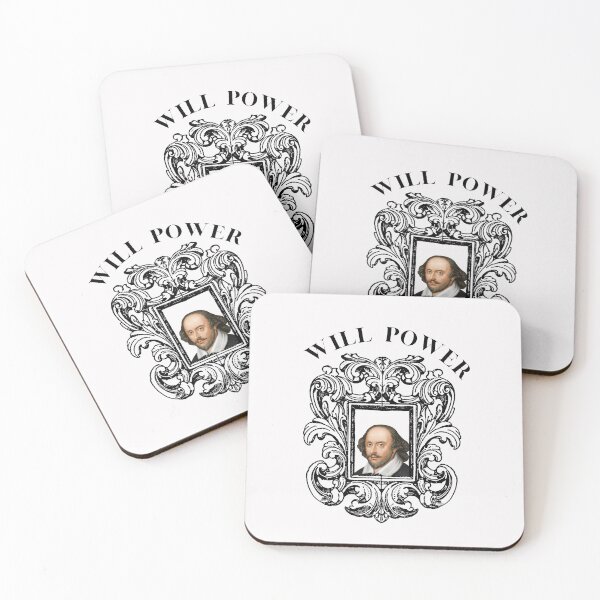 Item preview, Will Power William Shakespeare Cool Funny Classic Literature designed and sold by Recti.