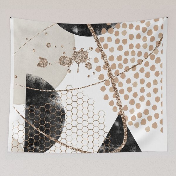 Item preview, Black Gold Abstract  designed and sold by Michelle Moss.