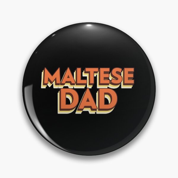 Item preview, Retro Vintage 60s 70s Maltese Dog Dad Gift designed and sold by Guarddogdrive.