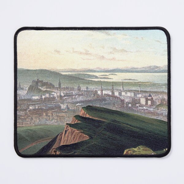 Item preview, Vintage Illustration of Edinburgh from Arthur's Seat designed and sold by yourscotland.