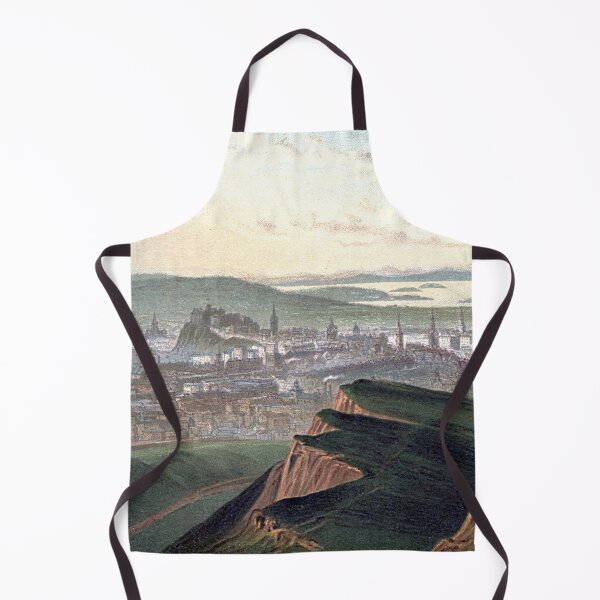 Item preview, Vintage Illustration of Edinburgh from Arthur's Seat designed and sold by yourscotland.