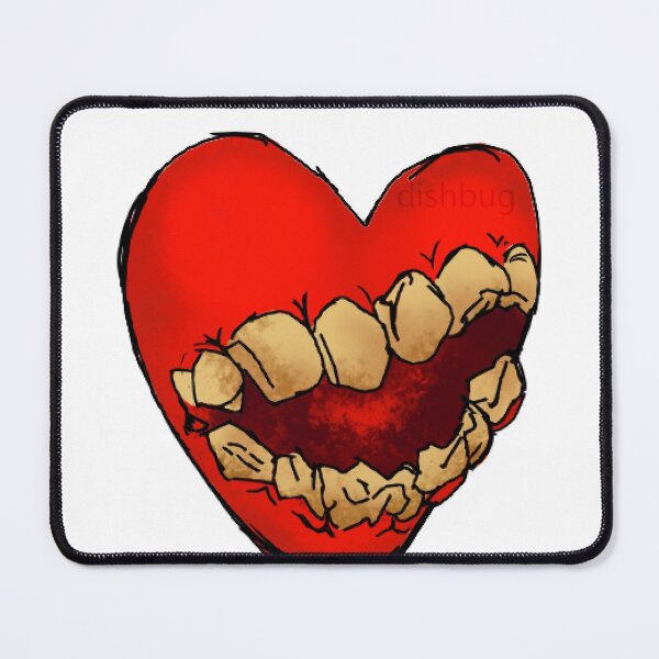 Item preview, heart with teeth designed and sold by dishbug.