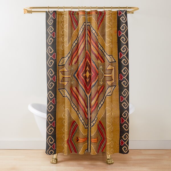 Item preview, Navajo Blanket pattern,southwestern art, red, yellow,brown Throw Blanket, southwestern pattern, native american, designed and sold by Nostrathomas66.
