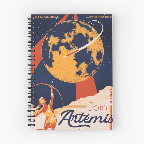 Item preview, NASA Artemis WPA Style designed and sold by mqzd24.