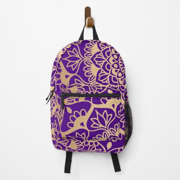 Item preview, Indigo Purple and Gold Geometric Mandala designed and sold by Julie Erin Designs.
