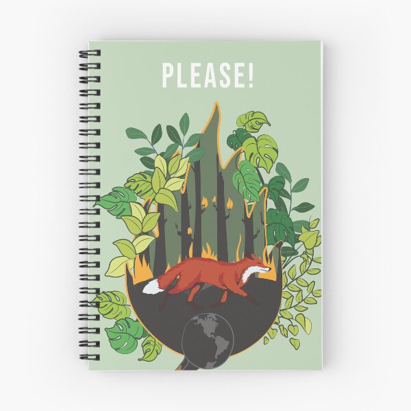 Aperçu de l'œuvre Renard, feu et forêt créée et vendue par Designermehdi.