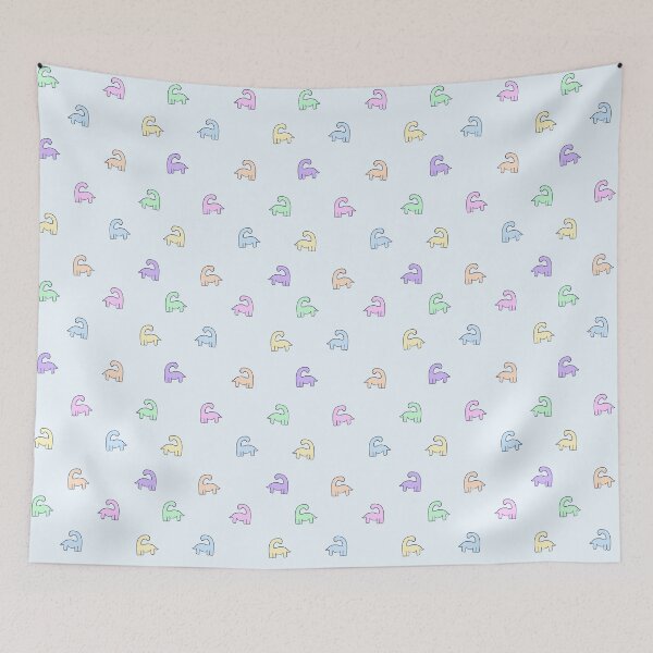 Item preview, Cute Pastel Dinosaur Pattern designed and sold by emDesign123.