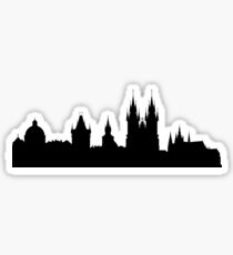 Prague skyline Sticker