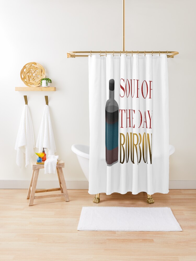 Thumbnail 1 of 5, Shower Curtain, BOURBON SO NEAT designed and sold by wahine24.