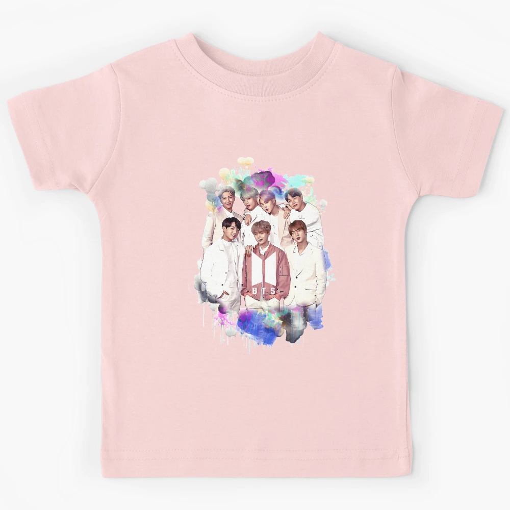 BTS all together colorful art 