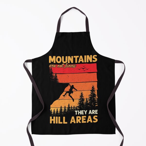 Item preview, Mountains Are Not Funny The Are Hill Areas Retro Vintage Sunset Design designed and sold by Prince - Bestseller ★★★★★.