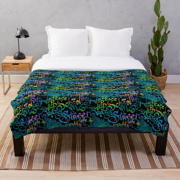 Urban art Throw Blanket