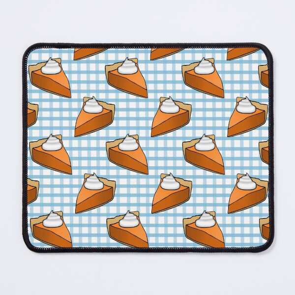 Item preview, Pumpkin Pie on Blue Gingham designed and sold by Julie Erin Designs.