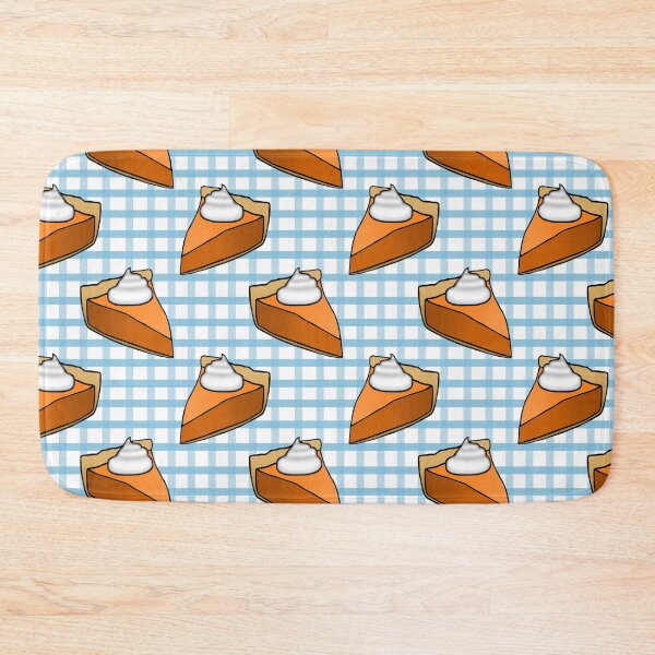 Item preview, Pumpkin Pie on Blue Gingham designed and sold by Julie Erin Designs.
