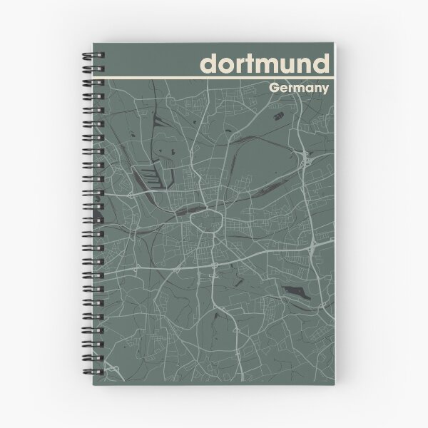 Item preview, Dortmund Germany Map designed and sold by mertcanglz.