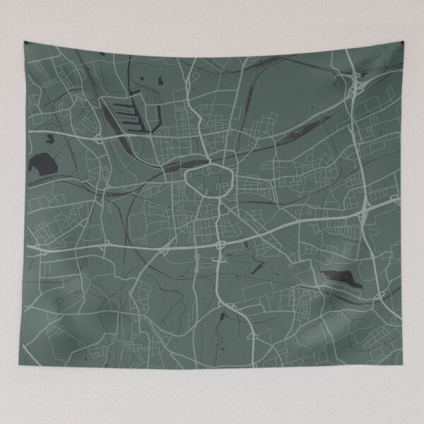 Item preview, Dortmund Germany Map designed and sold by mertcanglz.