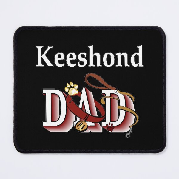 Artikelvorschau, Keeshond Dog Dad entworfen und verkauft von springdaleshops.