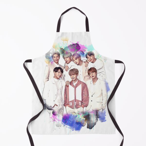 Item preview, BTS all together colorful art  designed and sold by Lajibolalaa.